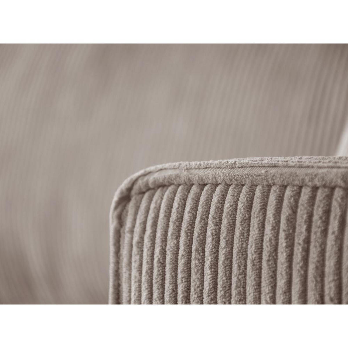 ECKSCHLAFSOFA mit Schlaffunktion Hektor cappuccino - Schwarz/Cappuccino, Kunststoff/Textil (247/152cm) - Beautysofa