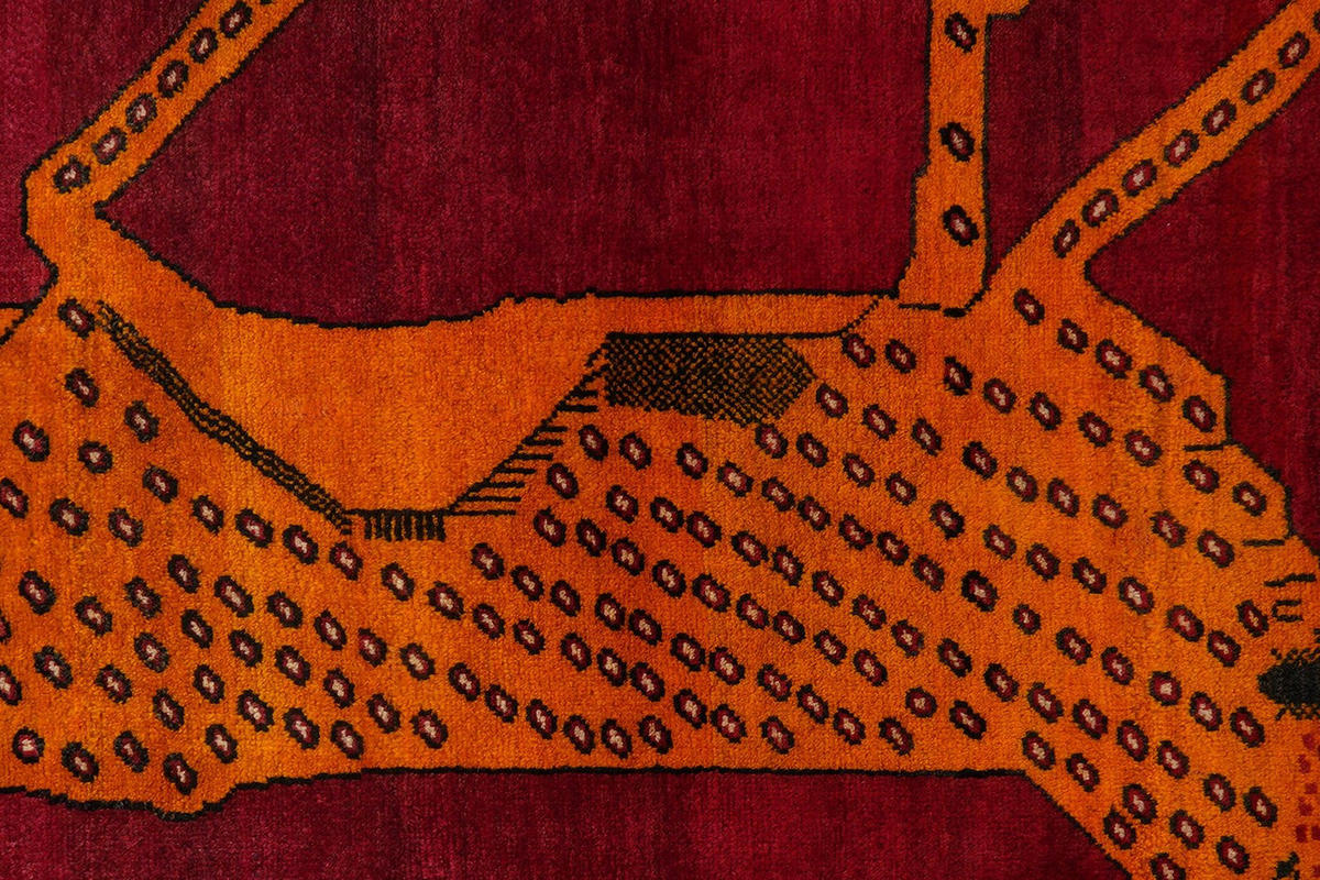ORIENTTEPPICH handgeknüpft Gashgai Rot 185/109 cm Schurwolle - Rot, Textil (109/185cm) - Looma