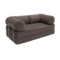PREMIUM Lounge Sofa mit modernem Komfort Braun - Braun, Textil (200/70/100cm) - SURB