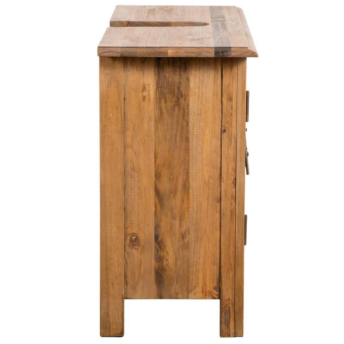 WASCHBECKENUNTERSCHRANK David 70/32/63 cm - Braun, Holzwerkstoff (70/63/32cm) - Nettlife