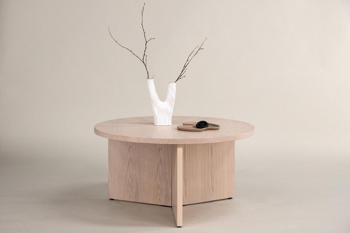 COUCHTISCH SALTO Beige 65x65x33 cm - Beige, Holzwerkstoff (65/65/33cm) - FURNLUX