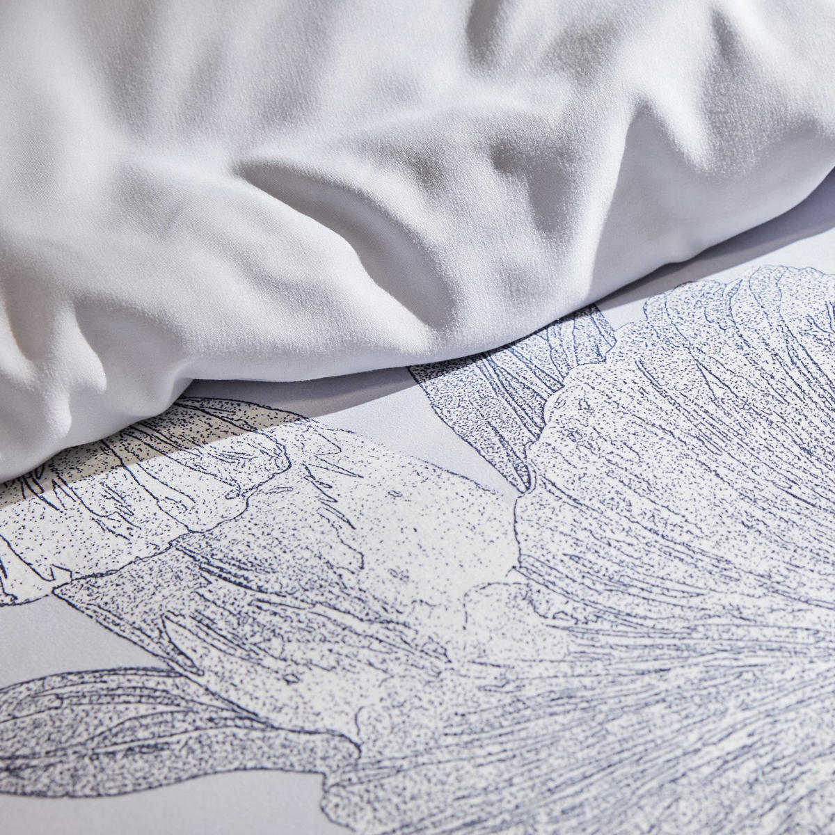 BETTWÄSCHE Flowa - Hellblau, Textil (200/220cm) - home&you