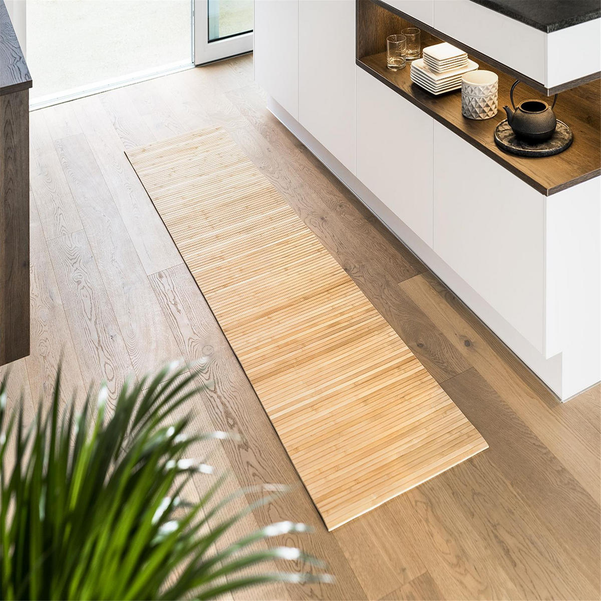 BADEMATTE SALZBURG - Naturfarben, Naturmaterialien (50/240cm) - WohnDirect