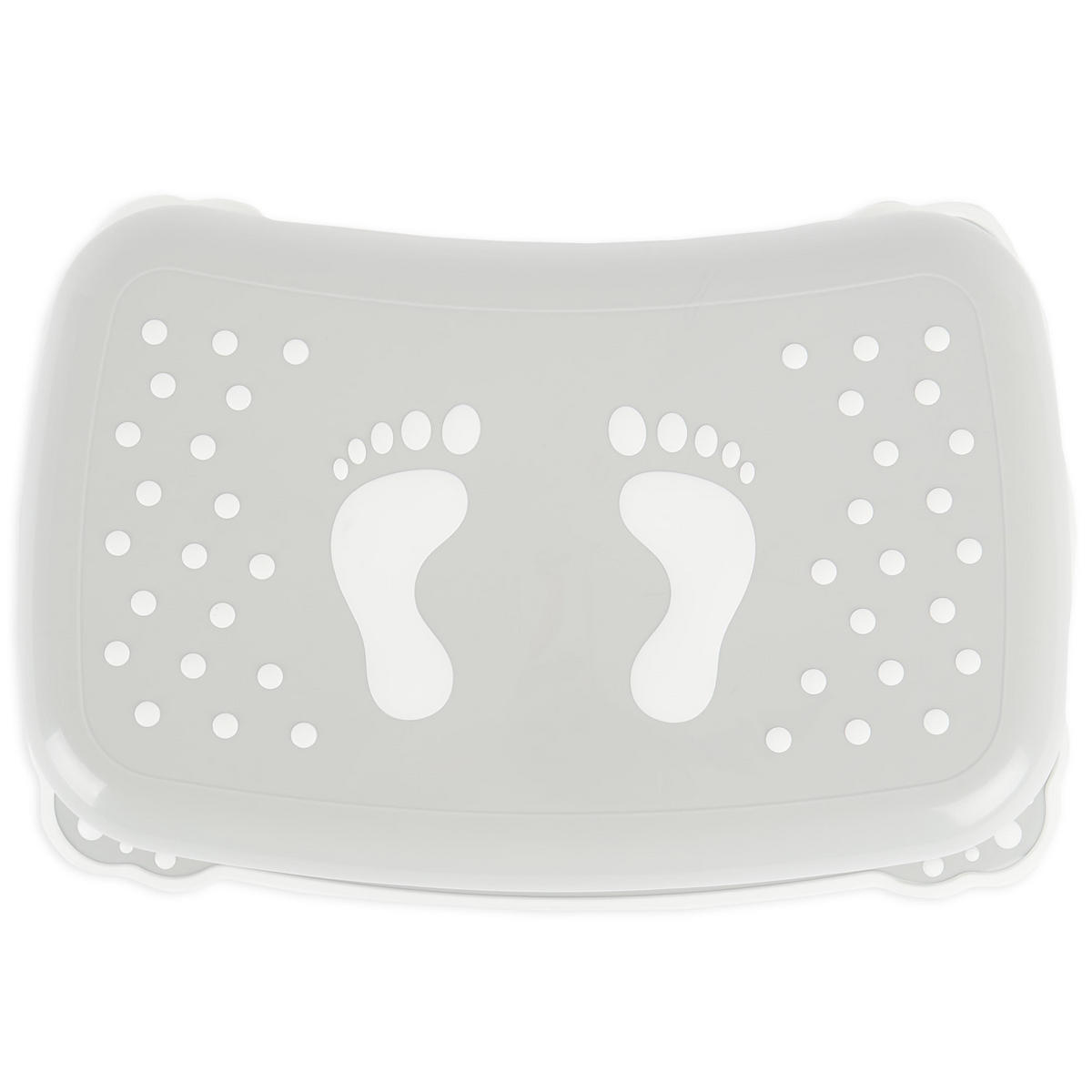 TRITTHOCKER Kinder mit Anti-Rutsch Zebra - Grau, Kunststoff (28.5/42cm) - Bieco Spielwaren