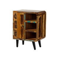KOMMODE Altholz 70x44x90 mehrfarbig lackiert SIXTIES #103 - Multicolor, Holz (70/90/44cm) - Massivmoebel24