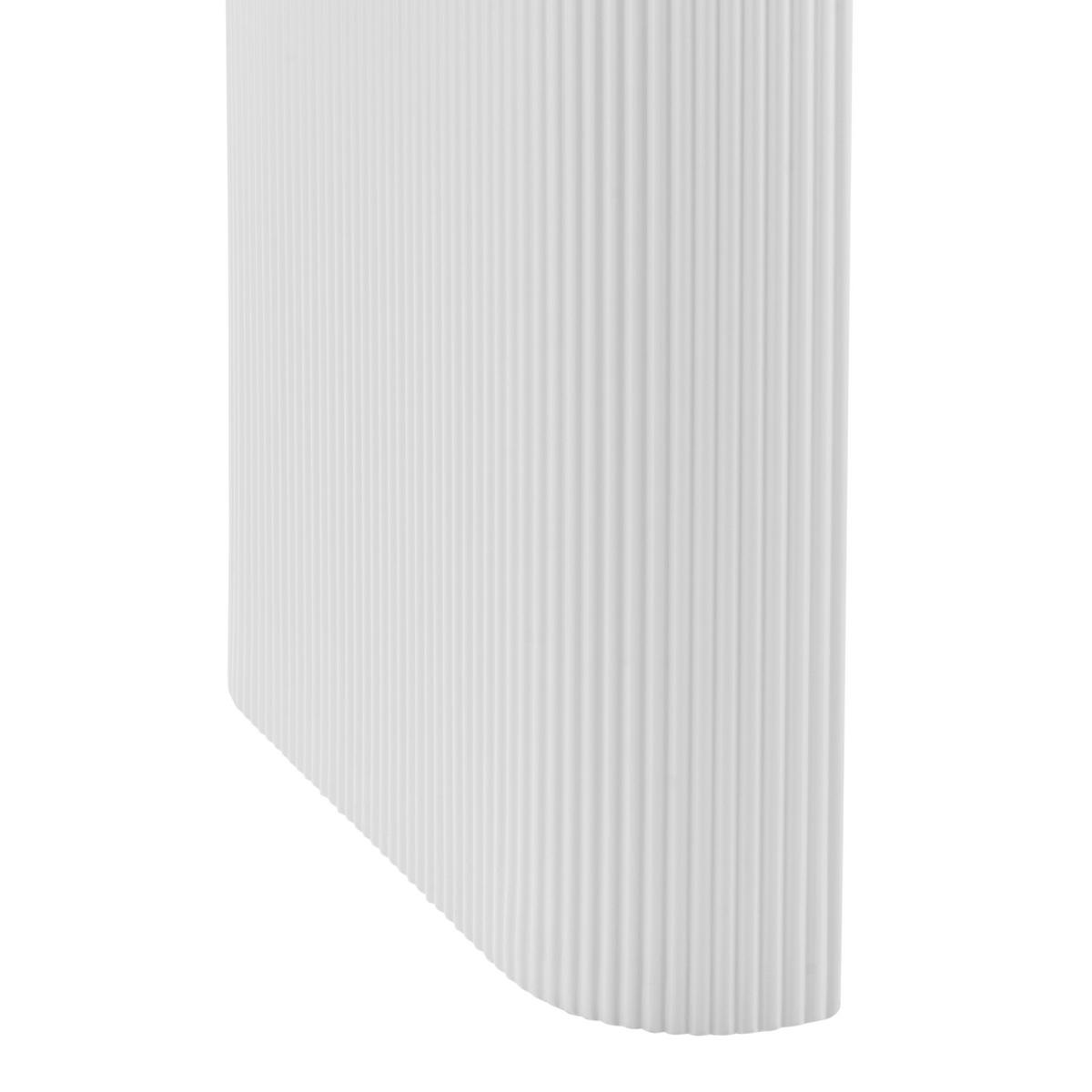 ESSTISCH Weiß Moberly - Weiß, Holzwerkstoff (180/90/76cm) - Beliani