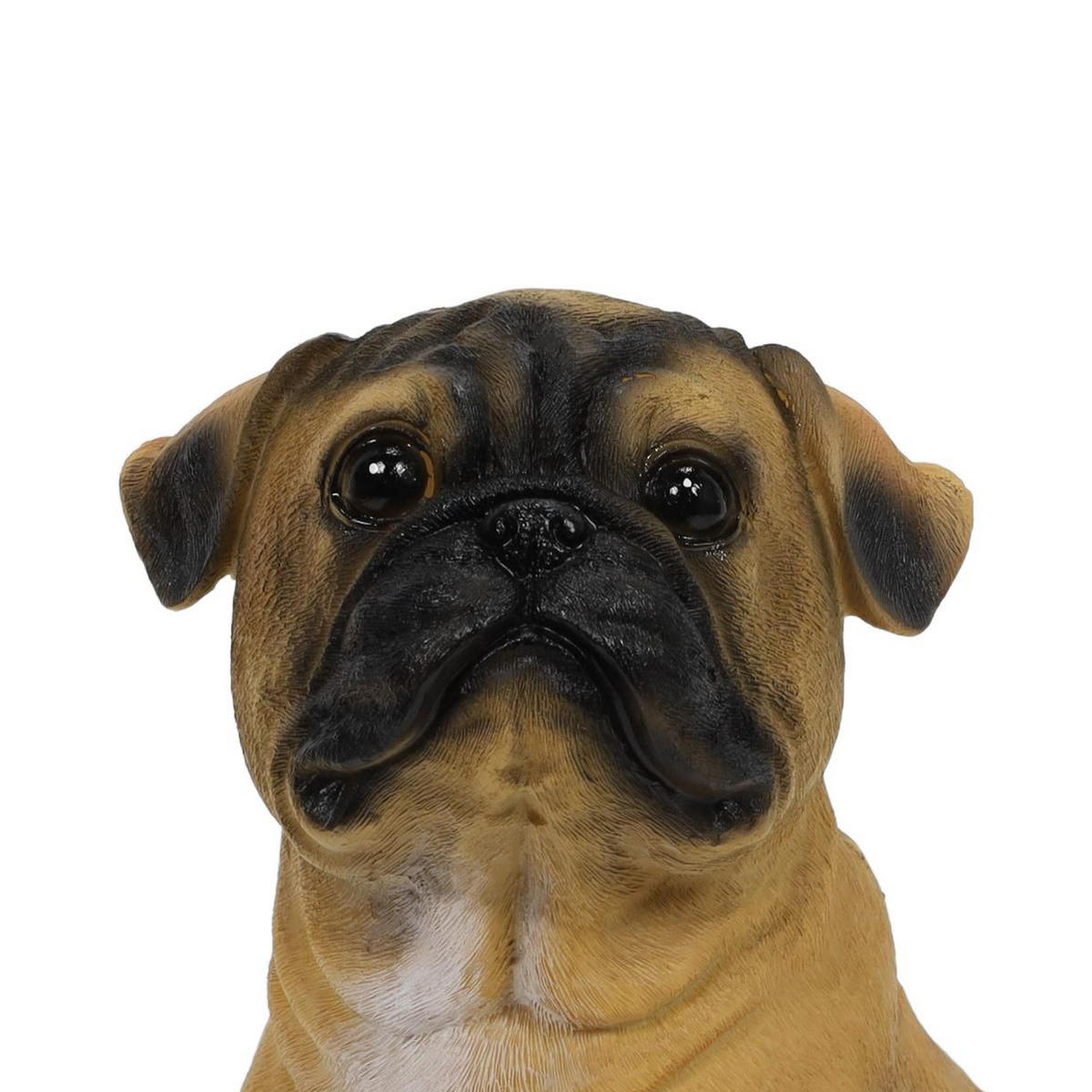 GARTENFIGUR Hund 27 cm - Braun, Kunststoff (18.5/27/17cm)