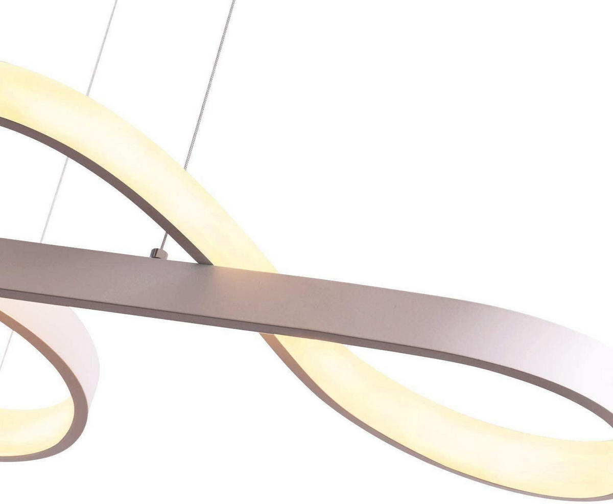 HÄNGELEUCHTE Musiksymbols 75/35/150 cm - Weiß, Metall (75/35/150cm) - Nettlife