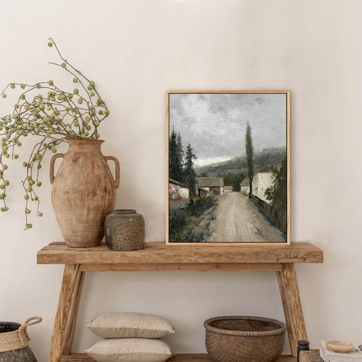 LEINWANDBILD mit Holzrahmen 20 x 25 cm - Multicolor, Holz (20/0.5cm)