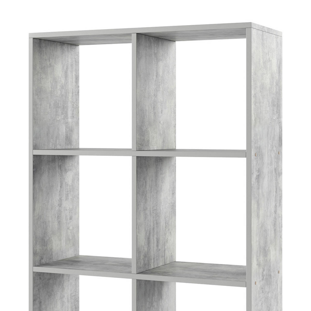 RAUMTEILER Scutum Beton 143 x 72 cm - Grau, Holzwerkstoff (143/72/29cm) - Vicco