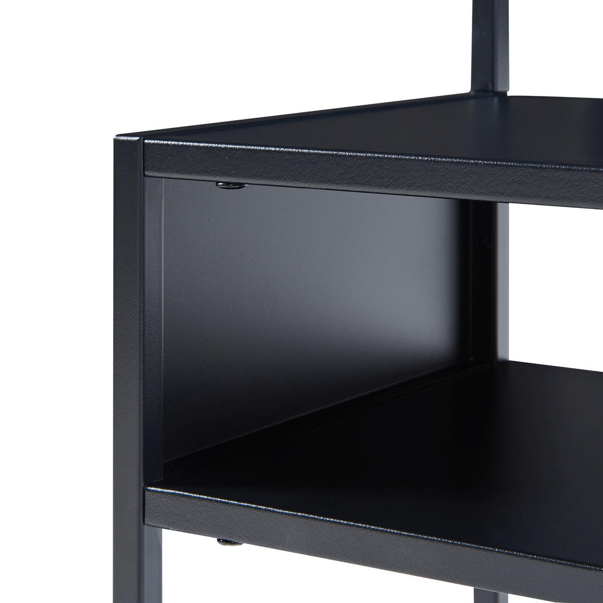 BEISTELLTISCH Riihimäki - Schwarz, Metall (30/40/65cm) - [en.casa]
