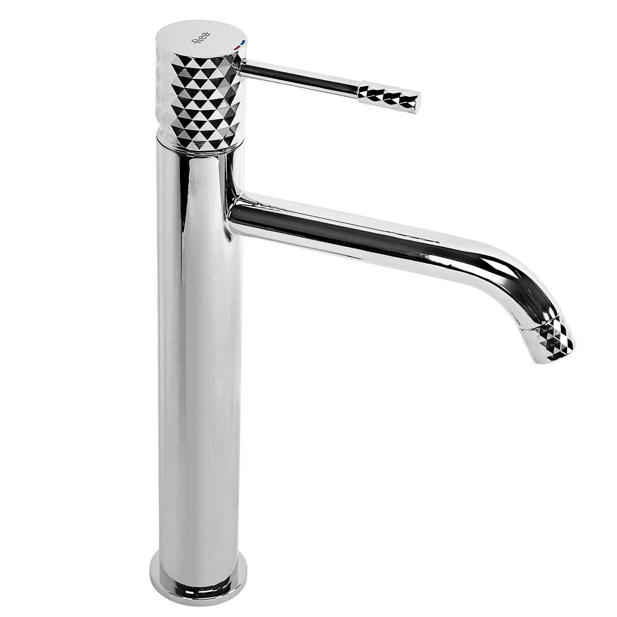 WASCHBECKENARMATUR Rea Lungo Diamond Chrom High - Chromfarben, Metall (2/30/13.5cm) - REA