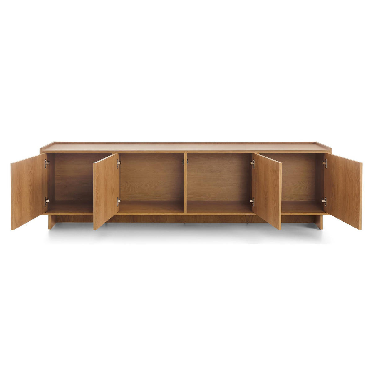 TV stolek Yasumi, dub, 195 cm - barva dubu, kompozitní dřevo (195/55/39cm) - Selsey