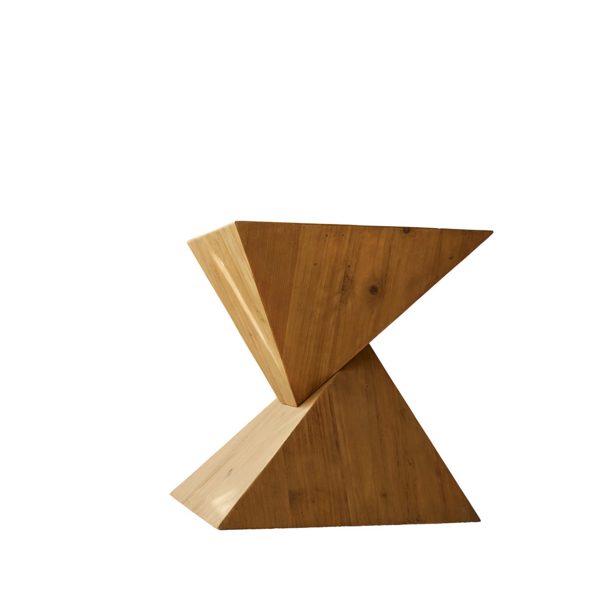 BEISTELLTISCH Pio Natur aus Pinie - Naturfarben, Holz (47/47/51cm) - Tikamoon