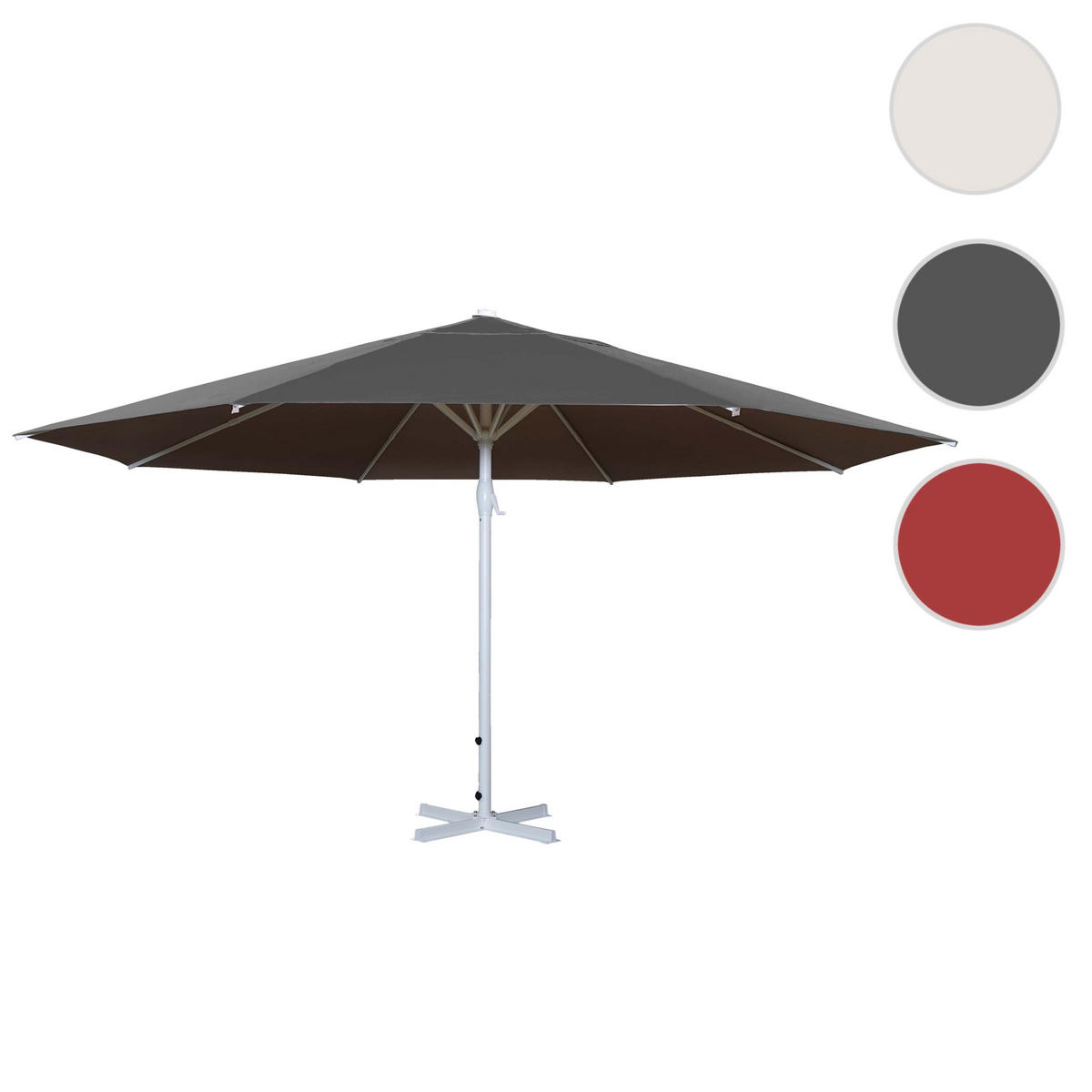 SONNENSCHIRM Anthrazit - Anthrazit, Textil (500/500cm) - MCW