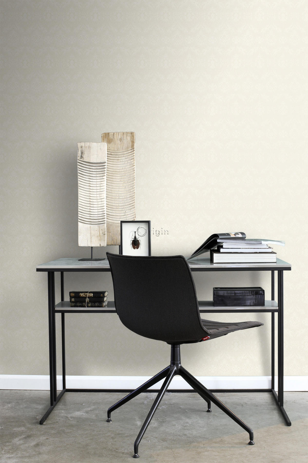 TAPETE Ornamente 53 cm x 10.05 m - Weiß, Papier (53/1000cm) - Origin Wallcoverings