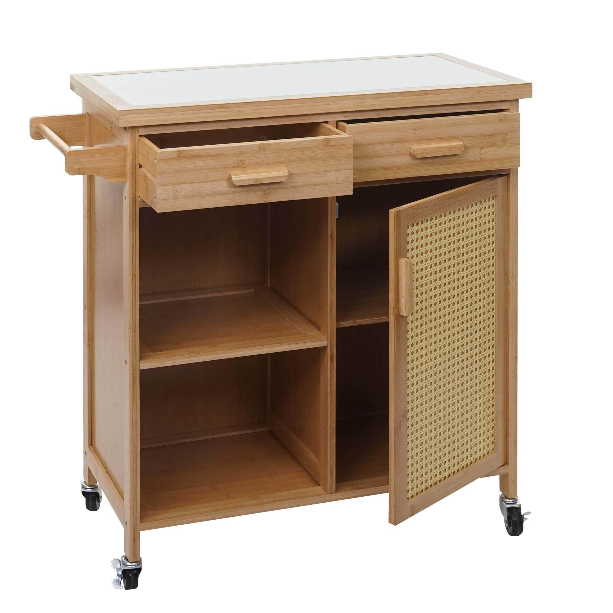 SERVIERWAGEN Braun - Braun, Holz (84/85/36cm) - MCW