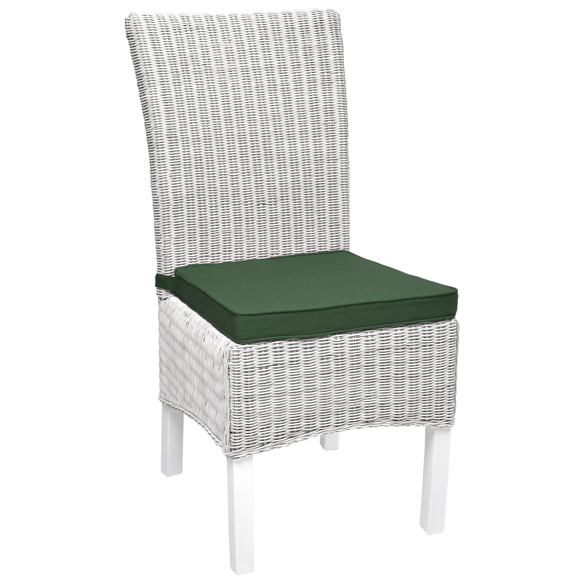 STUHLKISSEN Loft SK 45/40/5 cm Dunkelgrün 4tlg - Dunkelgrün, Textil (40/45cm) - Beautissu 