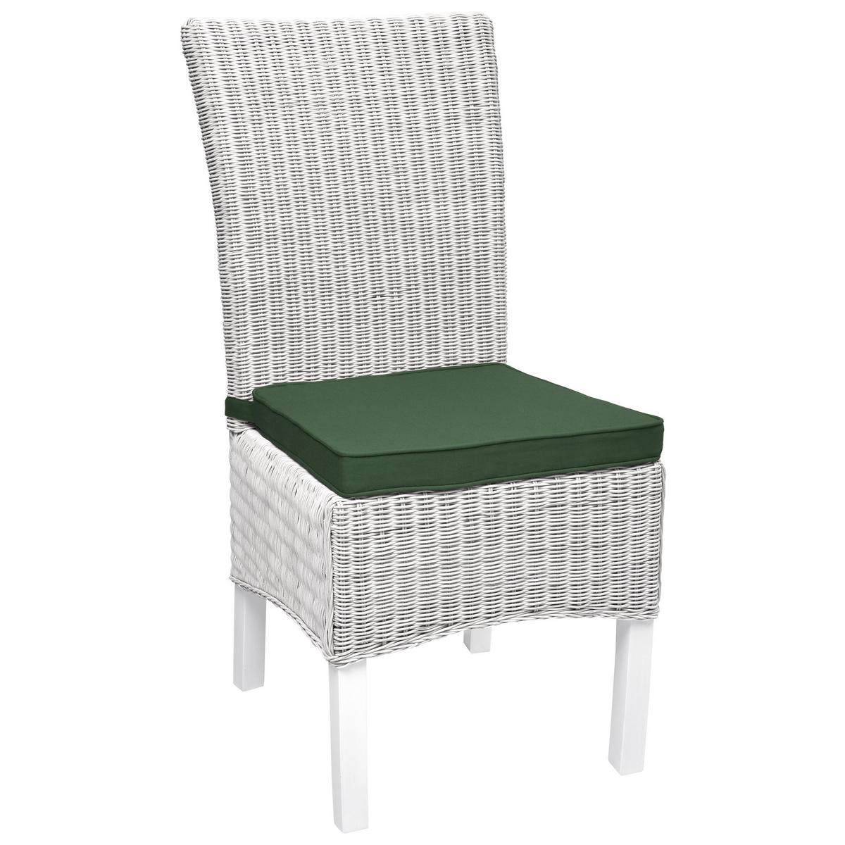 STUHLKISSEN Loft SK 45/40/5 cm Dunkelgrün 4tlg - Dunkelgrün, Textil (40/45cm) - Beautissu 