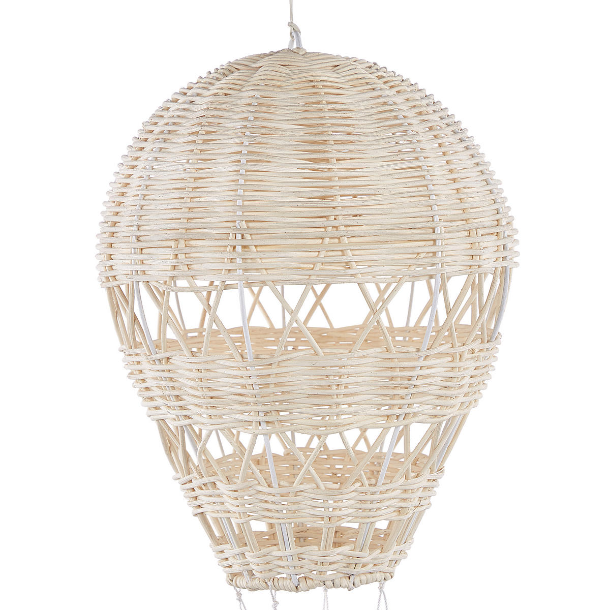 WANDDEKORATION Rattan natürlich Bemba - Naturfarben, Naturmaterialien (23/60/23cm) - Beliani