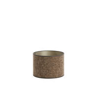LAMPENSCHIRM Saverna Braun Ø20/15 cm - Braun, Textil (20/20/15cm) - Light & Living
