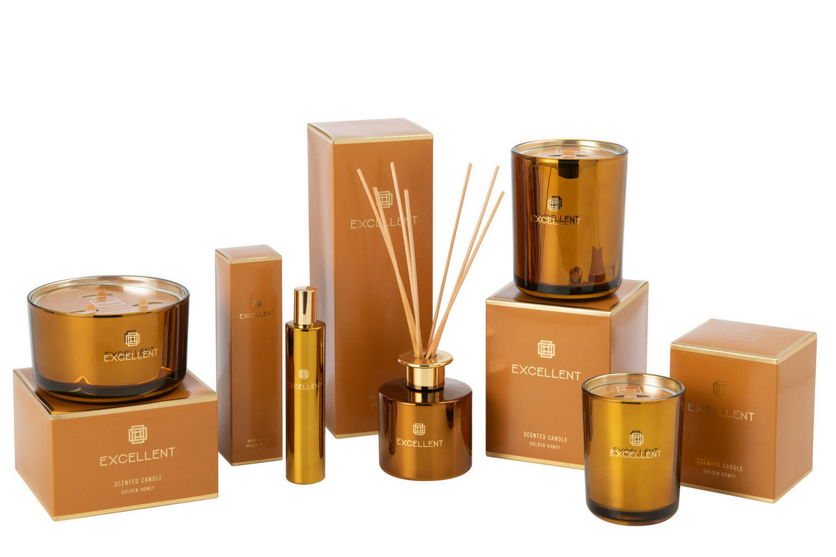 RAUMPARFUM SPRAY EXCELLENT - Glas - Gelb - Gelb, Glas (3/16/3cm) - J-Line