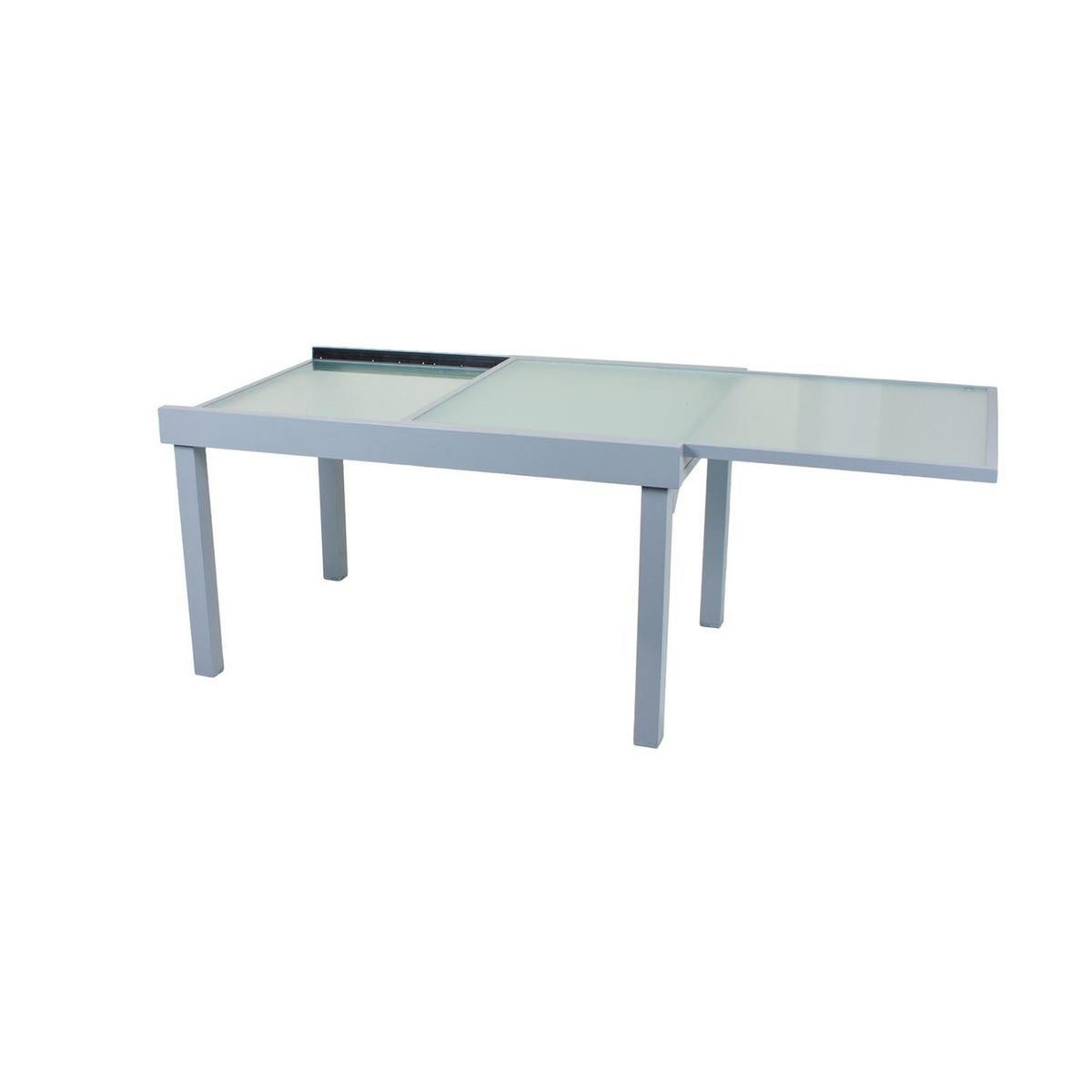 GARTEN-SITZGRUPPE Arno 7-teilig Gartenmöbel-Set - Grau, Metall - DELUKE