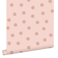 TAPETE Punkte 53 cm x 10.05 m - Pink, Papier (53/0.1cm) - ESTAhome