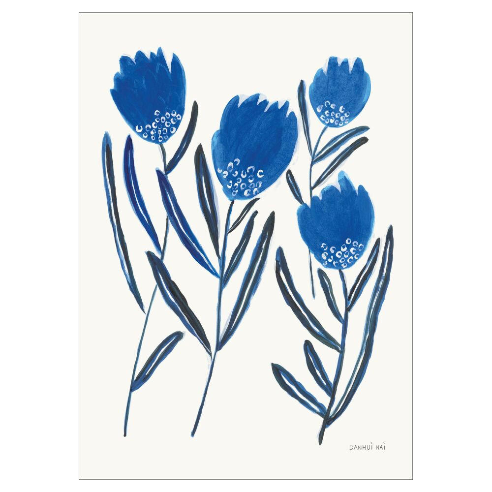 POSTER Wild Apple - Borrowed and Blue II - Blau, Papier (50/70/0.1cm) - Poster&Frame