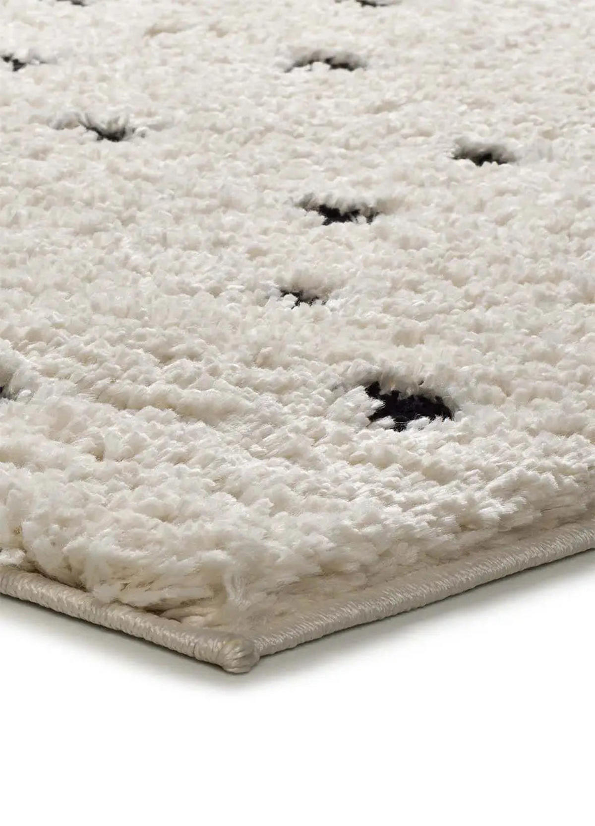 HOCHFLORTEPPICH Weiß Atesa 120/170 cm - Weiß, Naturmaterialien/Textil (120/170cm) - Atticgo