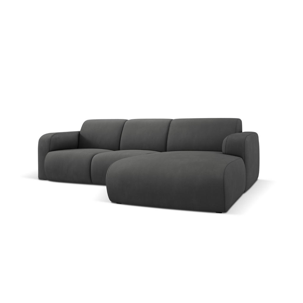 Thumbnail - Micadoni Ecksofa, Dunkelgrau, Textil, 4-Sitzer, L-Form, 250x170 cm, Hergestellt in Europa, Oeko-Tex®, Wohnzimmer, Sofas ...