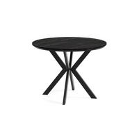 ESSTISCH EVO mit Felge - Multicolor/Schwarz, Holzwerkstoff/Metall (100/100/76cm) - Meblini
