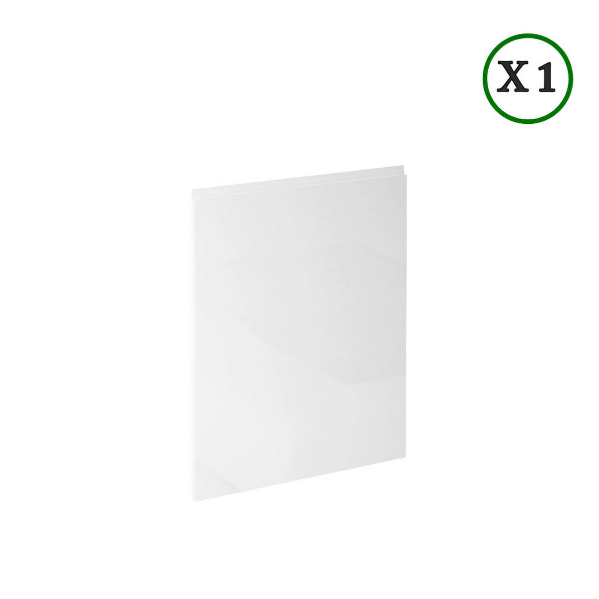 ECKKÜCHE – 250 cm – K67-G250 – Velmora – Weiß Hochglanz – ohne E-Geräte - Weiß Hochglanz, Holzwerkstoff (250/212/270cm) - ROYAL24_MARKT