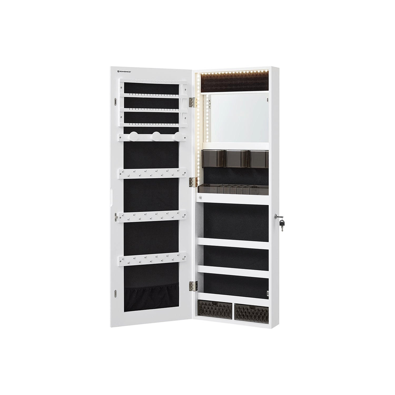 Hansiro Wandschrank Weiß 9.7x108x37.5 cm