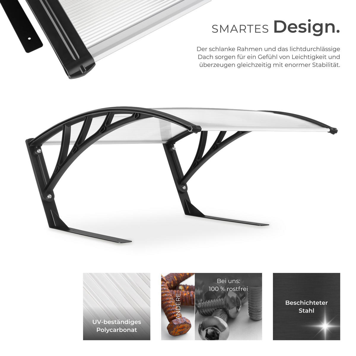 RASENMÄHER-ROBOTER-GARAGE Domus, 81 x 100 x 48 cm, transparent - Transparent, Metall (81/48/100cm) - tectake