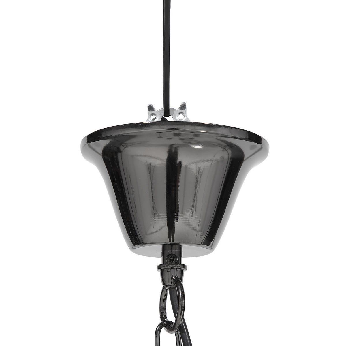 KRONLEUCHTER Teesta 59x59x143 cm - Schwarz, Metall (59/59/143cm) - Beliani