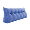 RÜCKENKISSEN für Bett Kord Hellblau 160 cm - Hellblau, Textil (50/160cm) - Vercart