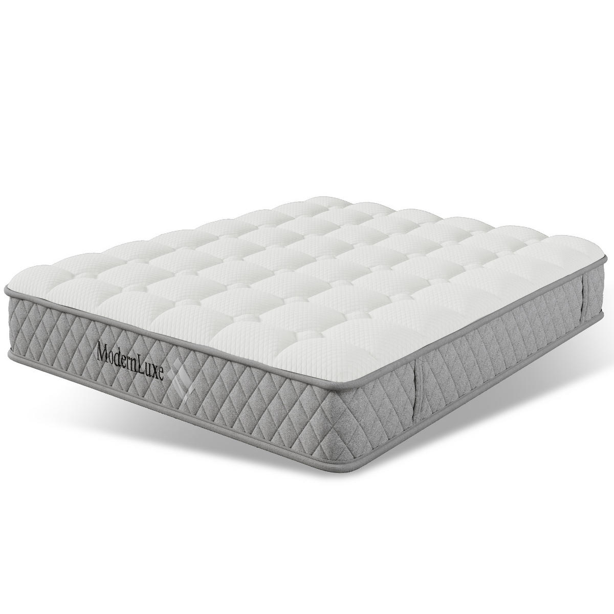 POLSTERBETT 140/200 cm mit Bettkasten, LED-Beleuchtung und gepolstertem Kopfteil - Beige, Textil (140/200cm) - BEAOK
