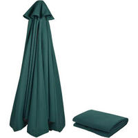 SONNENSCHIRM Ersatzbezug 280 cm Dunkelgrün UV80+ - Grün, Textil (280/280cm)