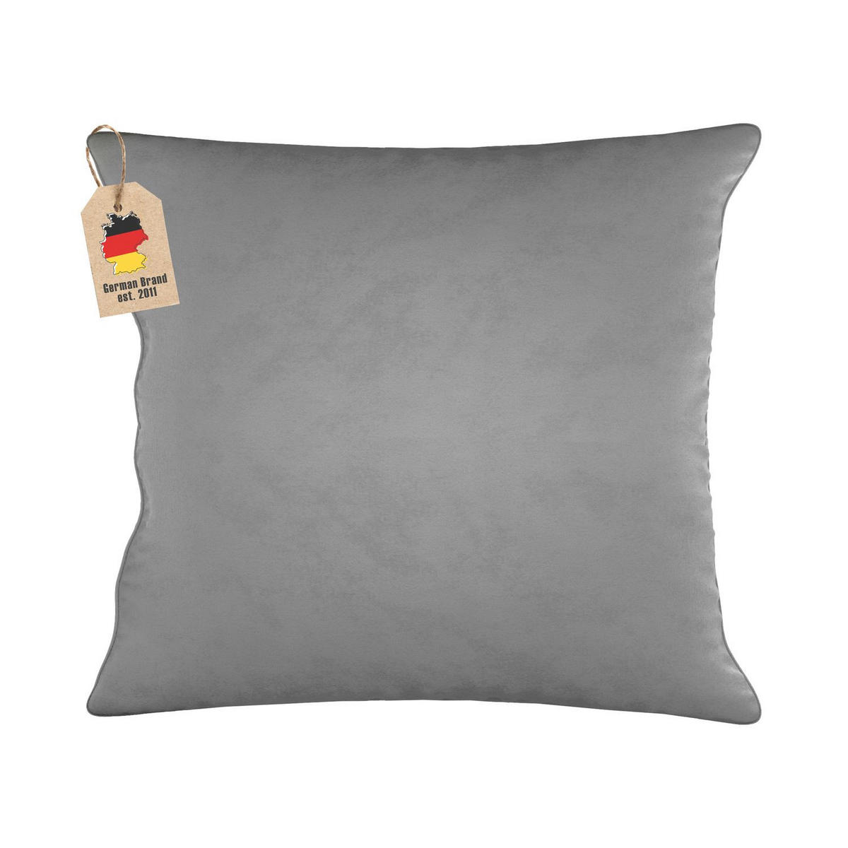 KISSENHÜLLEN-SET (2-tlg.) 40/40 cm (Grau) - Grau, Textil (40/40cm) - Intirilife