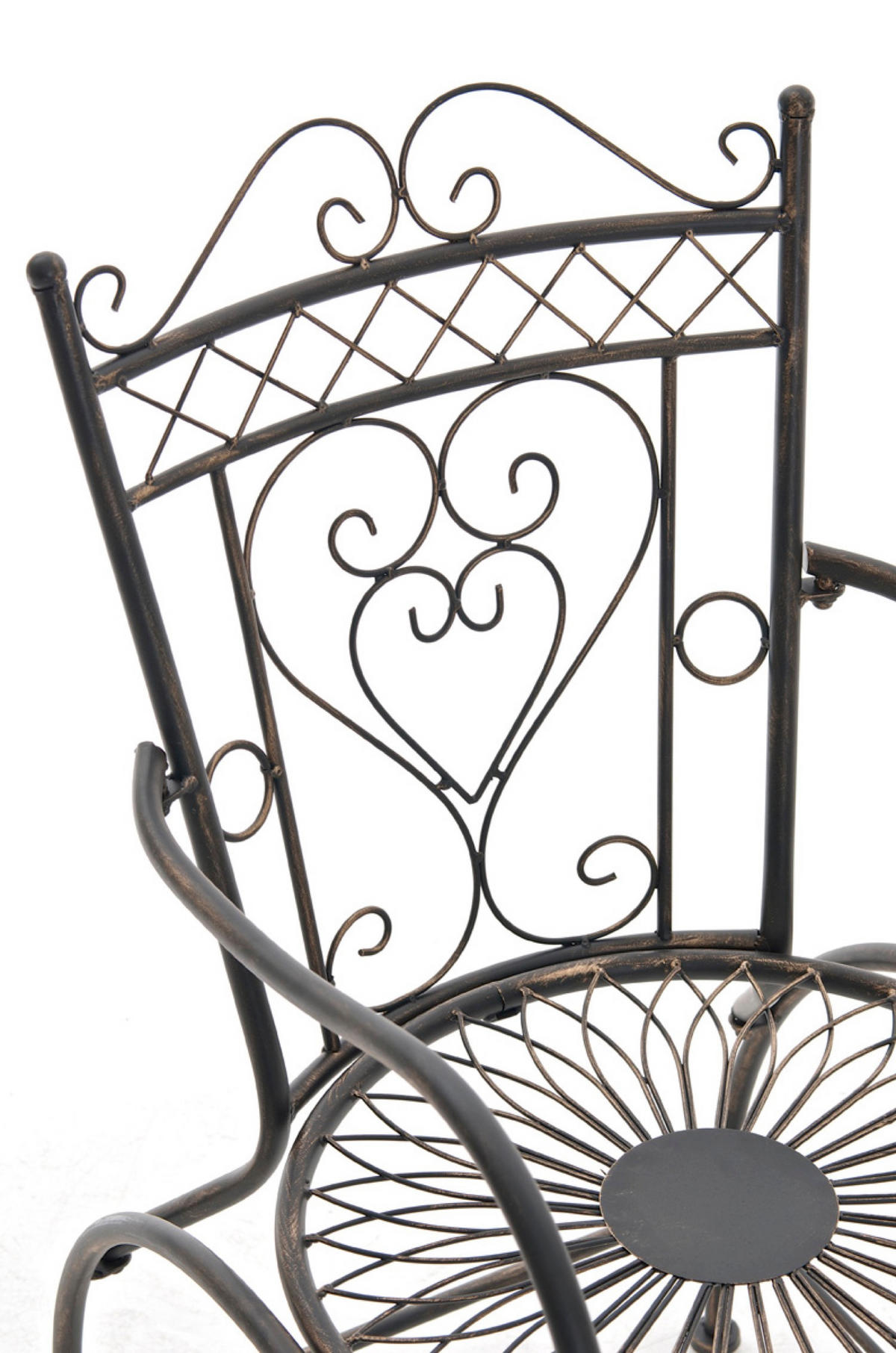 GARTENSTUHL Sheen bronze - Braun, Metall (48/60/88cm) - TPFGarden