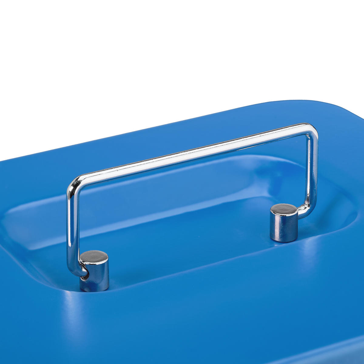 POKLADNA - modrá, kov/plast (20/8.5/17cm) - Relaxdays