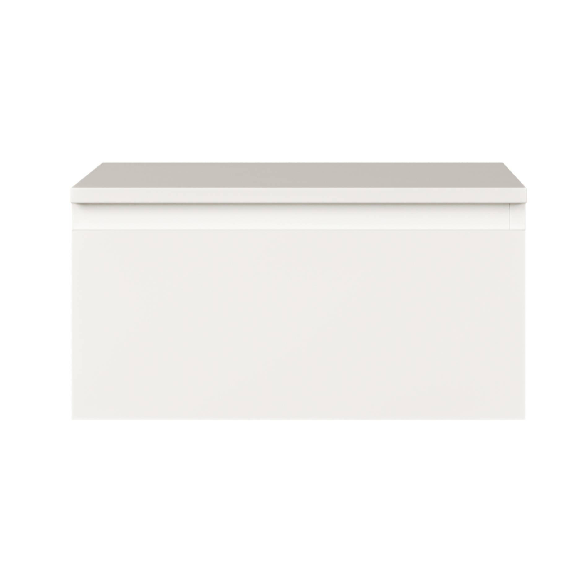 WANDNACHTTISCH Bemmi Weiß 49 cm - Weiß, Holzwerkstoff (48.4/25.4/31.8cm) - Selsey