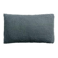 KISSEN Tana aschegrau 40 x 65 cm - Schwarz, Textil (40/65cm) - Vivaraise