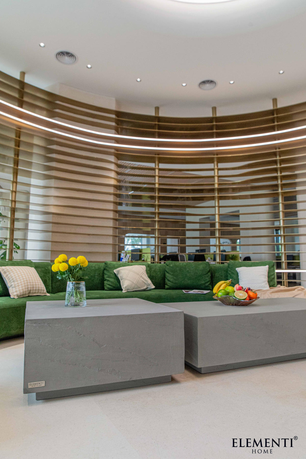 COUCHTISCH COLORADO aus GF-Beton Quadratisch, Wetterbeständig, 86x86x41 cm - Grau, Naturmaterialien (86/86/41cm) - Elementi