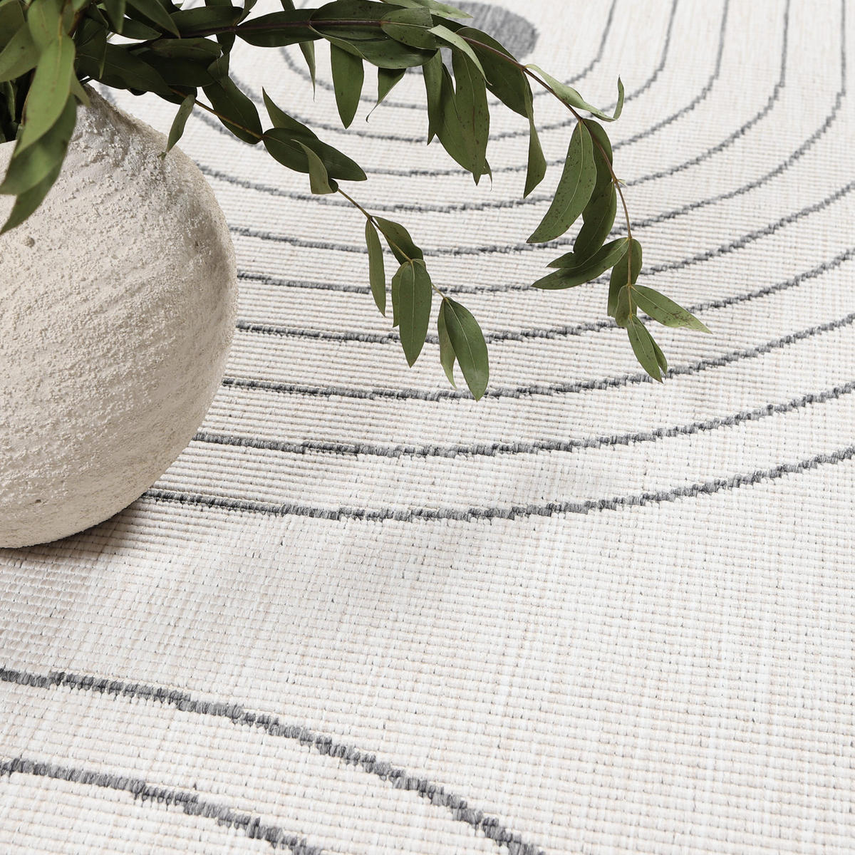 OUTDOOR-TEPPICH DuoRug 5739 Grau 160x230 cm - Grau, Textil (160/230cm) - carpet city