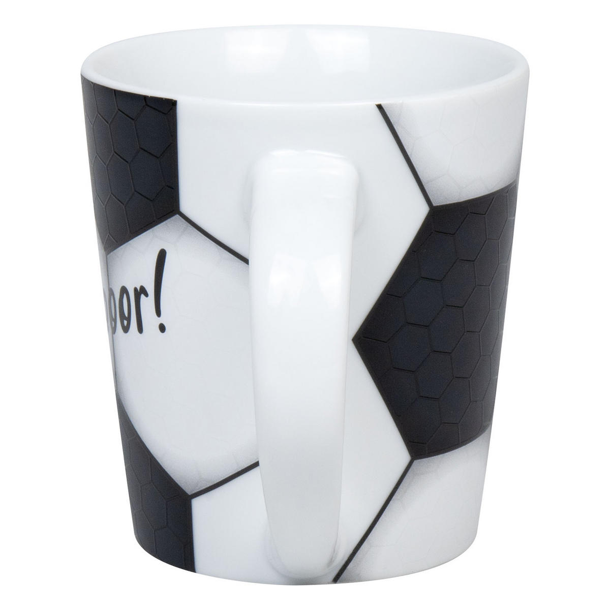 KAFFEEBECHER Fußball - Tooooor! - Naturfarben, Keramik (0.38L) - Könitz