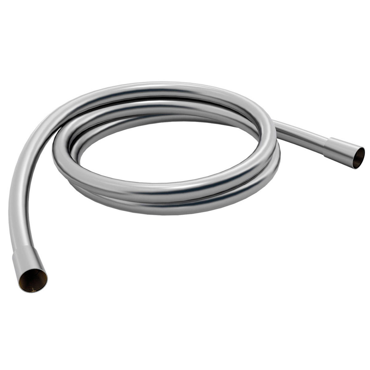 UNIVERSAL DUSCHSCHLAUCH 150 cm Länge - Silberfarben, Kunststoff (18cm) - Intirilife