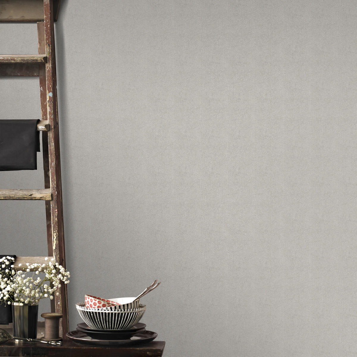 VLIESTAPETE - Watersilk einfarbig warmes Taupe - Braun, Papier/Kunststoff (52/1000cm) - Superfresco Easy