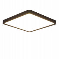 LED-DECKENLEUCHTE Sif 23/23/2.5cm - Schwarz, Kunststoff (23/23/2.5cm) - ZMH